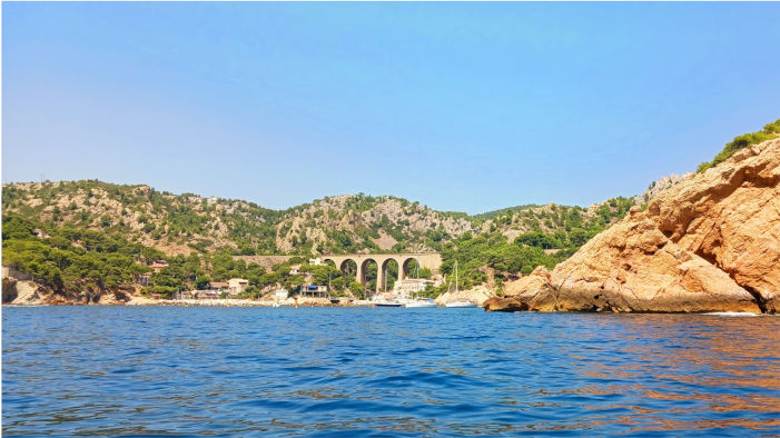 Vue sur les calanques